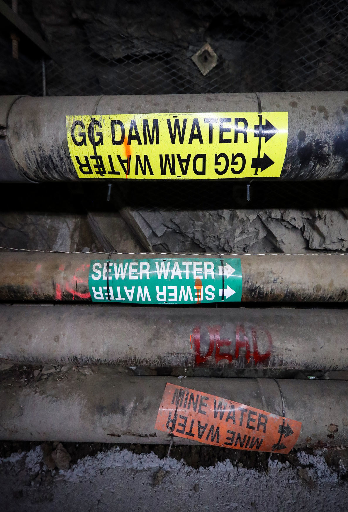 Conveyor site at the Sanford Lab